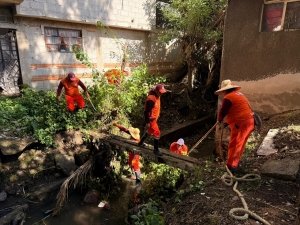 Refuerza Gobierno de Pepe Chedraui acciones preventivas ante la temporada de lluvias en Romero Vargas