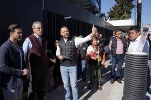 Entrega Pepe Chedraui Red de Alcantarillado Pluvial en la colonia Santa Cruz Los Ángeles