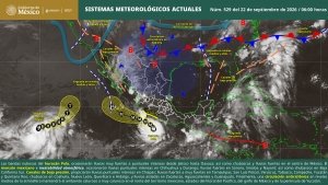 Lluvias puntuales intensas en Chihuahua, Durango, Colima, Michoac&aacute;n, Guerrero, Oaxaca y Chiapas