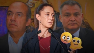 Claudia Sheinbaum pide no olvidar a Felipe Calderón y Genaro García Luna por polémica del Mayo Zambada y Rubén Rocha Moya