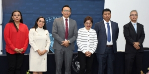 Rectora Lilia Cedillo preside Cuarto Informe de Labores de la Facultad de Economía