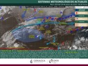 El ingreso a M&eacute;xico del frente fr&iacute;o num. 32 propiciar&aacute; lluvias muy fuertes en Veracruz y evento de norte fuerte a intenso en costas de Tamaulipas, Veracruz. Istmo y Golfo de Tehuantepec