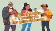 Día del Niño a través del tiempo: del avioncito al celular