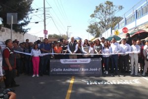 Entrega Pepe Chedraui obras viales en la Junta Auxiliar Ignacio Romero Vargas