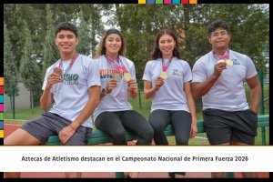 Gana la UDLAP siete medallas en Nacional de Atletismo