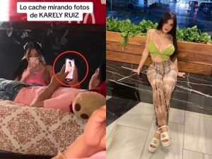 Mujer sorprende a su novio viendo fotos y VIDEOS de Karely Ruiz ¿cuenta como infidelidad?