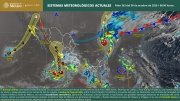 Se prev&eacute;n lluvias puntuales torrenciales en Guerrero y Michoac&aacute;n