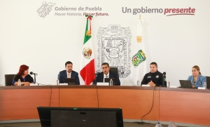 Combate Gobierno de Puebla delincuencia de manera frontal y sin titubeo