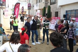 Supervisa Pepe Chedraui trabajos de pavimentaci&oacute;n en la colonia Guadalupe Hidalgo 2da. Secci&oacute;n