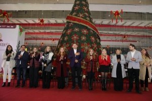 Familias poblanas conviven con paz y alegr&iacute;a en el Festival Navide&ntilde;o 2025