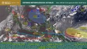 Lluvias puntuales muy fuertes en Durango, Sinaloa, Jalisco, Guerrero y Oaxaca