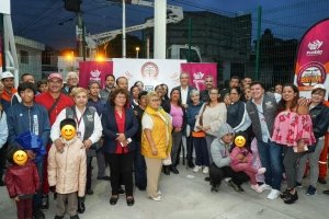 Colonia Tres Cruces alcanza 100% de iluminación con el programa &quot;Puebla Brilla&quot;