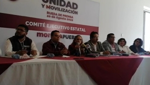 Unidad, fortaleza, honradez y operación cicatriz en Morena Puebla: Olga Romero