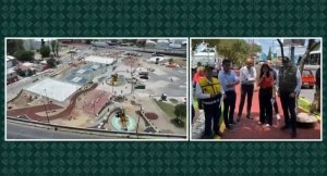 Armenta supervisa avance del Paseo Ol&iacute;mpico