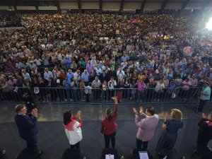 Claudia Sheinbaum refrenda en Puebla soberan&iacute;a, bienestar y transformaci&oacute;n con resultados
