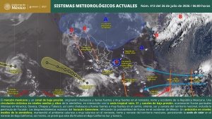 Lluvias puntuales intensas en Veracruz, Tabasco, Oaxaca y Chiapas