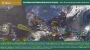 Lluvias puntuales intensas en Veracruz, Tabasco, Oaxaca y Chiapas