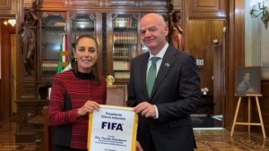 Mundial 2026: "Inauguraci&oacute;n Va a Ser Hist&oacute;rica": Sheinbaum en Palacio Nacional con Infantino