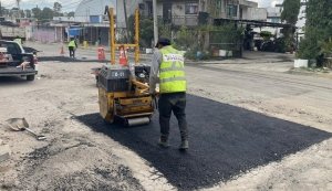 Con paso firme Gobierno de la Ciudad avanza con la Campa&ntilde;a Bacheando Puebla