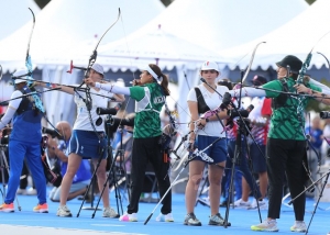 Alejandra Valencia, Ana Paula Vázquez y Ángela Ruiz brillan en el primer día del tiro con arco en Paris 2024