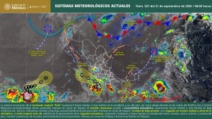 Se pronostican lluvias puntuales intensas en Nayarit, Oaxaca y Chiapas