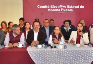 Morena y sus diputados federales y locales respaldan el triunfo de Tonantzin Fernández en San Pedro Cholula