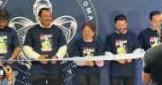 Lilia Cedillo inaugura la FENALI versus BUAP