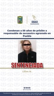 Condenan a 50 a&ntilde;os de prisi&oacute;n a responsable de secuestro agravado en Puebla