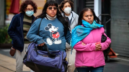 Frente frío No. 10 continúa ocasionando lluvias y descenso de temperatura