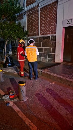 Atiende Protección Civil corto circuito en coordinación con la CFE en la zona del Carmen