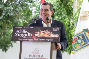 Encabeza Céspedes inicio de la temporada de chiles en nogada 2024
