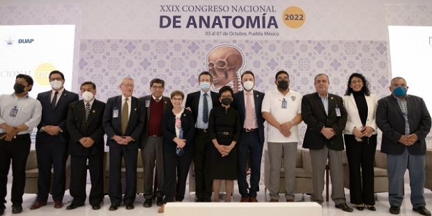 Inaugura la rectora de la BUAP Lilia Cedillo el XXIX Congreso Nacional de Anatomía
