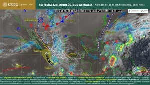 Se prev&eacute;n lluvias muy fuertes en zonas de Chihuahua y Durango