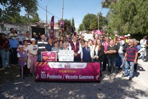 Impulsa Pepe Chedraui pavimentaci&oacute;n de vialidades en Guadalupe Hidalgo
