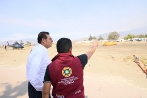 Con una efectividad del 100 por ciento, Gobierno de Puebla atiende incendios