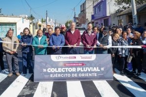 Entrega Pepe Chedraui Colector Pluvial en la colonia &Aacute;lamos Vista Hermosa