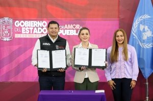 Gobierno del Estado de Puebla lidera protecci&oacute;n de g&eacute;nero con ONU Mujeres
