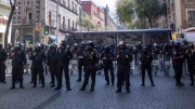 300 policías refuerzan seguridad en Centro Histórico tras ataque a Diana Sánchez Barrios