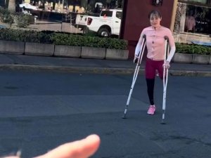 Facundo denuncia abuso en lugar para discapacitados: se sorprende al ver a la dueña del auto llegar