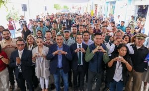 Gobierno Estatal, SEMAR y DEFENSA llevan salud y bienestar a Texmelucan