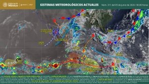 Durante este d&iacute;a, prevalecer&aacute; el temporal de lluvias en la mayor parte de la Rep&uacute;blica Mexicana