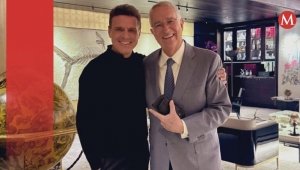 Ricardo Salinas Pliego comparte fotografía con Luis Miguel y revela detalles de su cena tras invitarlo a su casa