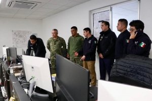 Supervisan SSP y SEMAR labores operativas en San Martín Texmelucan