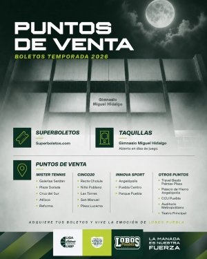 Inici&oacute; Lobos Puebla la venta de boletos para su serie inaugural