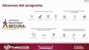 Gobierno de Puebla avanza en la transformaci&oacute;n de cruceros peligrosos; programa de movilidad registra 60%