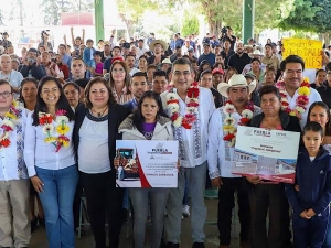 Con obras de infraestructura, Sergio Salomón mejora movilidad en Tochimilco y Acteopan