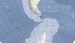 Polémica por un mapa oficial en el que Chile se adjudica 5.000 km² de espacio marítimo argentino: el fuerte reclamo de Cancillería