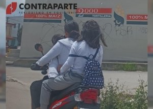 Menores de 12 años no podrán viajar en motos: García Parra