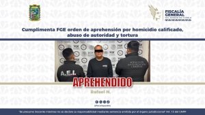 Cumplimenta FGE orden de aprehensi&oacute;n por homicidio calificado, abuso de autoridad y tortura