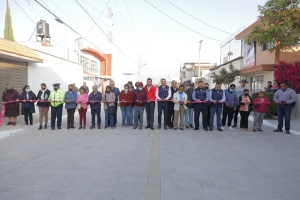 Ayuntamiento de Puebla entrega una calle más en San Baltazar Campeche